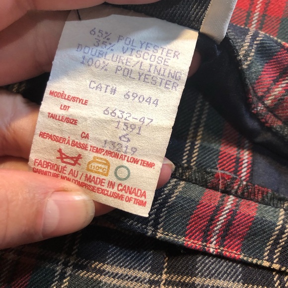 Vintage Two Roads Tartan Skirt Size 6 - Picture 6 of 13